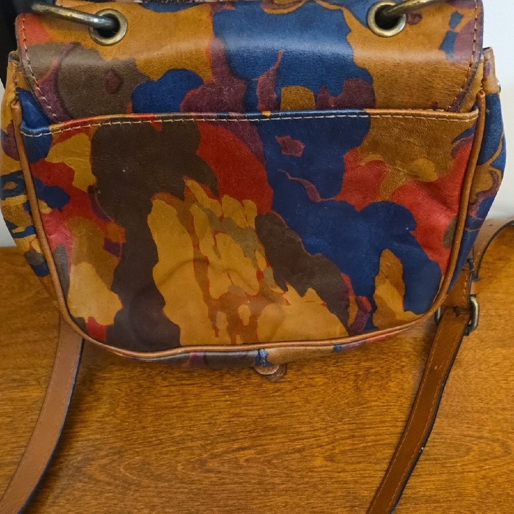 Patricia Nash Multicolor Leather Crossbody Bag - Picture 2 of 7